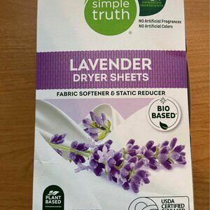Simple Truth Lavender Dryer Sheets – 80 Count (New)